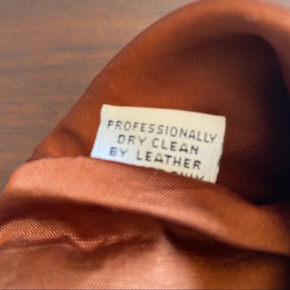 Abercrombie & Fitch Leather Pants Brown Size 10 - Picture 11 of 11